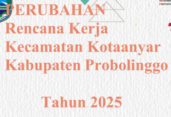 Perubahan Renja Kecamatan Kotaanyar